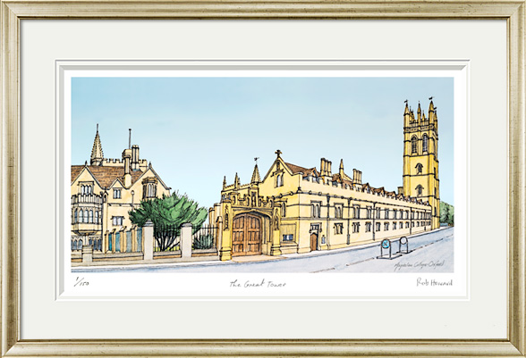 Pembroke College Cambridge. The Chapel and Hitcham building by Rob Howard